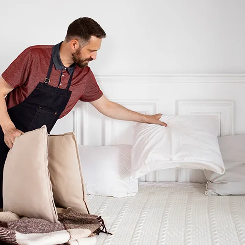 تنظيف المراتب